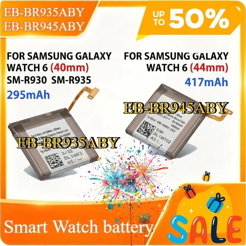 Bateria De Alta Qualidade EB-BR935ABY BR945ABY Para Samsung Galaxy Watch 6 40mm 44mm SM-R930 R935 Smartwatch Relógio Int
