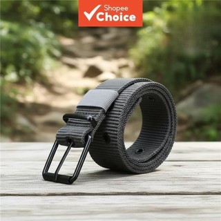  Novo Cinto Tático Unissex em Lona - Poroso, com Fivela de Pino Ajustável, Ideal para Jeans & Atividades ao Ar Livre