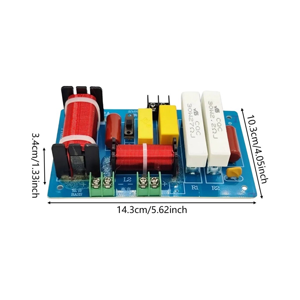Filtro Crossover De Alto-Falante De 2 Vias PA-2A-Divisor De Frequência Ajustável Para Qualidade De Som Aprimorada