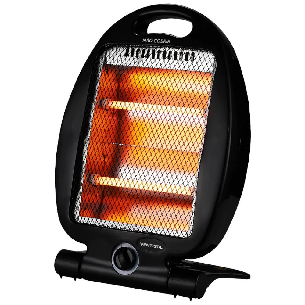 Aquecedor elétrico 800W quartzo 2 em 1 com 2 níveis de aquecimento AQ02I - Venti
