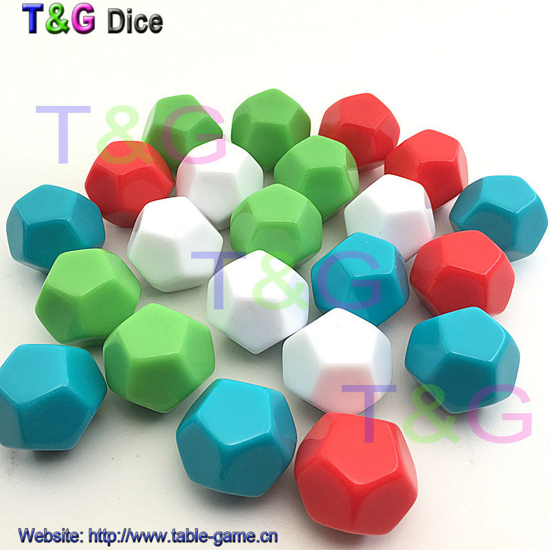 Fornecimento direto da fábrica dados brilhantes multifacetados adereços de jogo de mesa dados DIY pintado à mão criativo