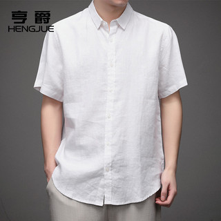 100% linho camisa masculina de manga curta solta Casual cor sólida camisa masculina algodão linho polegada camisa fina v