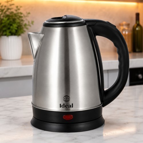 Chaleira Elétrica Inox 1,8L 1500W 220V com Desligamento Automático