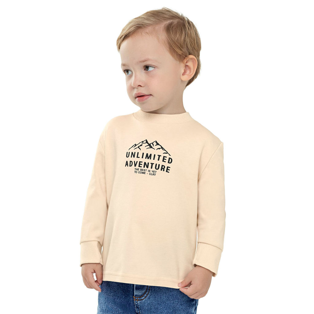 Camiseta Infantil Menino Adventure Colorittá Bege