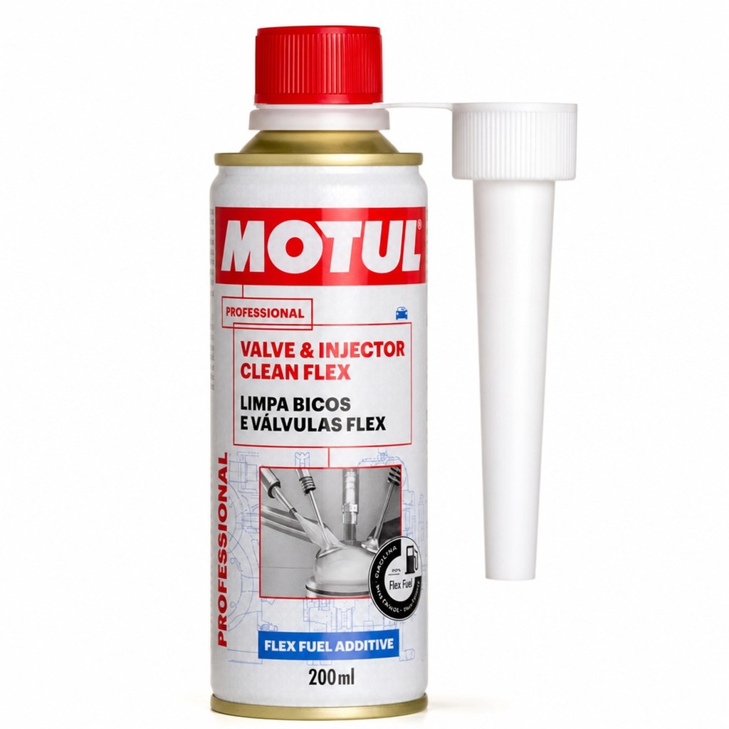 Aditivo Motul Valve Injector Clean Flex 200ml Limpeza Injetores