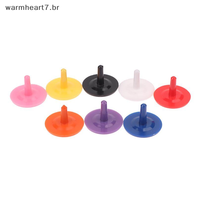 Quente 20 Pçs Cores Sortidas Marca De Bola De Golfe Portátil Em Forma Redonda Plástico Posição Marcadores Equipamentos P