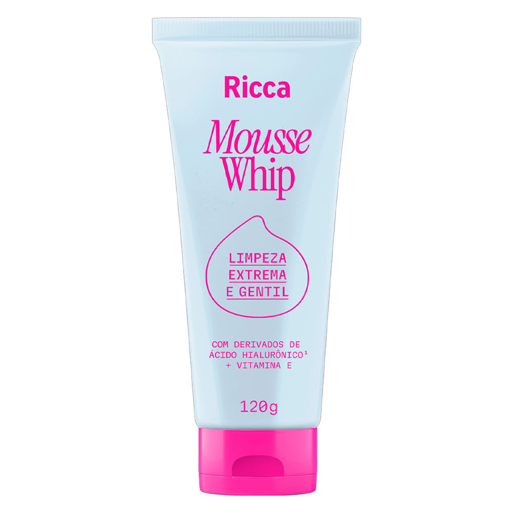 Sabonete Facial Ricca Mousse Whip Espumado 120g