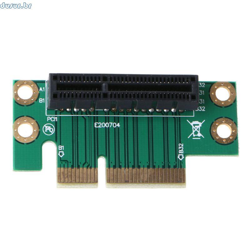 dusur9 Compatível Com 1U 2U Kits De Acessórios De Computador PCI Express 4X Riser Cartão Conversor 90 Graus Adaptador D