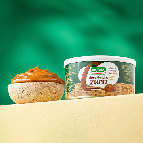 Doce de Leite Zero Açúcar e Lactose 400g Viçosa — imagem 2 de 2