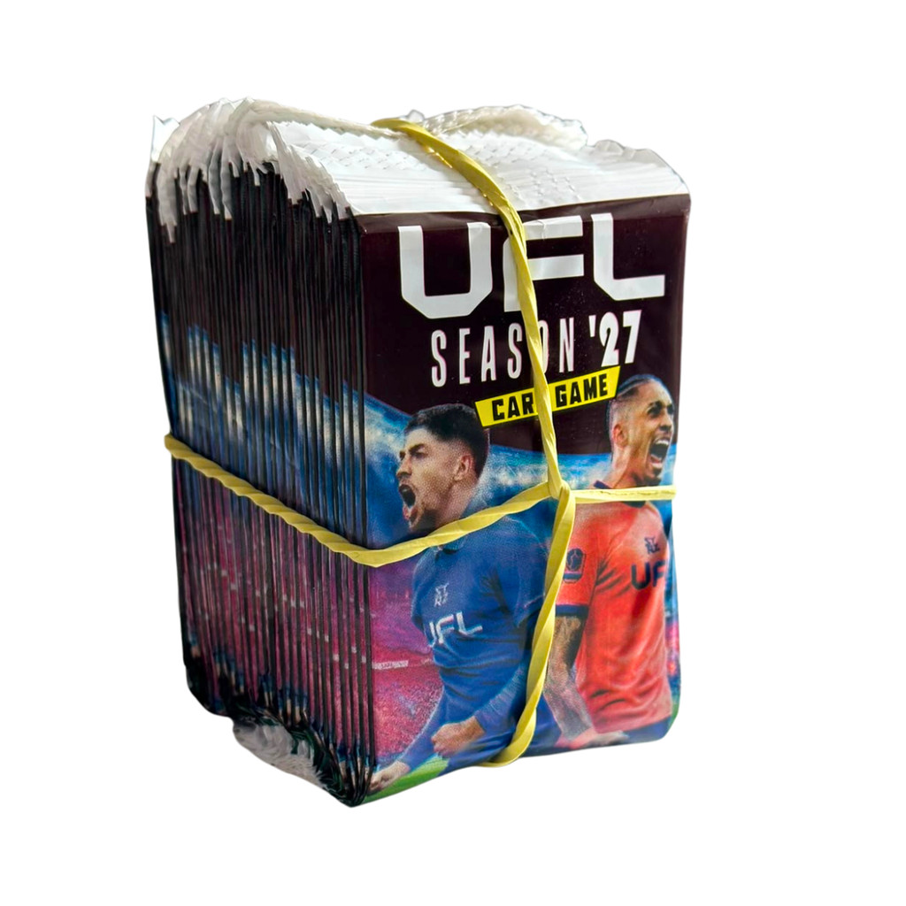 Kit 100 Cards FIFA 2027 Pacotinhos Fechados Atualizado Bater Bafo Bafão Jogadores Europa