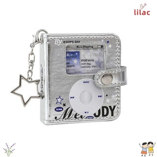Álbum de Fotos Mini LILAC2, Pasta para Cartões de Fotos de Ídolos Kpop de 2 Polegadas, Couro Macio, Econômico
