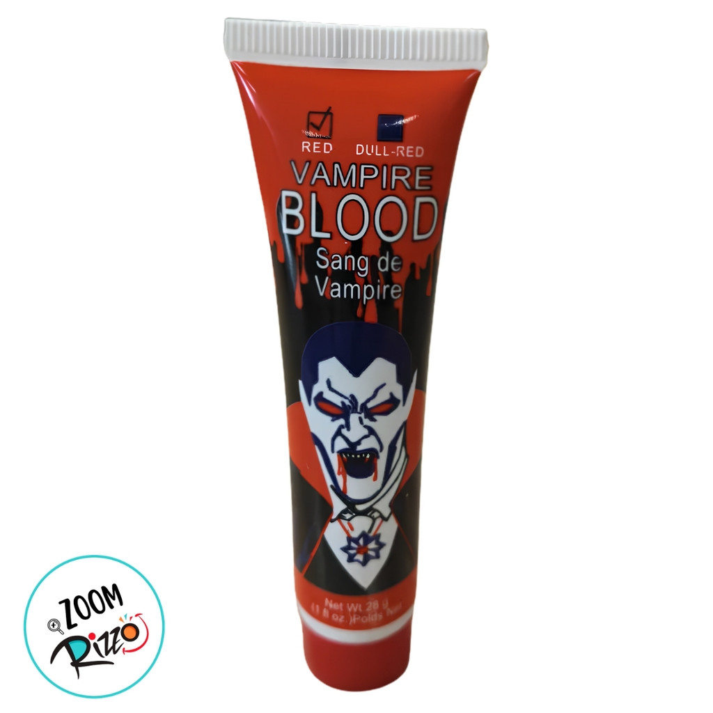Maquiagem para Halloween - Bisnaga Sangue Falso de Vampiro - 28g - 1 unidade - Fantasia | Cosplay | Efeitos Especiais — imagem 2 de 2