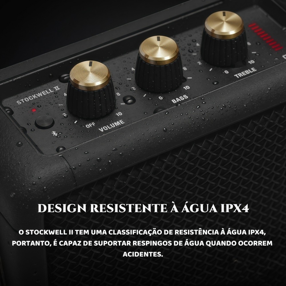 Caixa de Som Bluetooth M9, 15h bateria, IPX4 à prova d'água, som alto e grave potente, portátil para viagem e praia — imagem 2 de 2