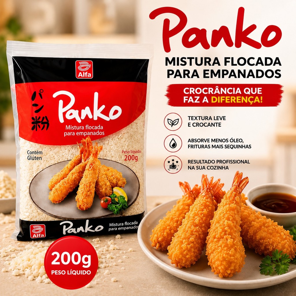 Farinha Panko japonesa 200 g