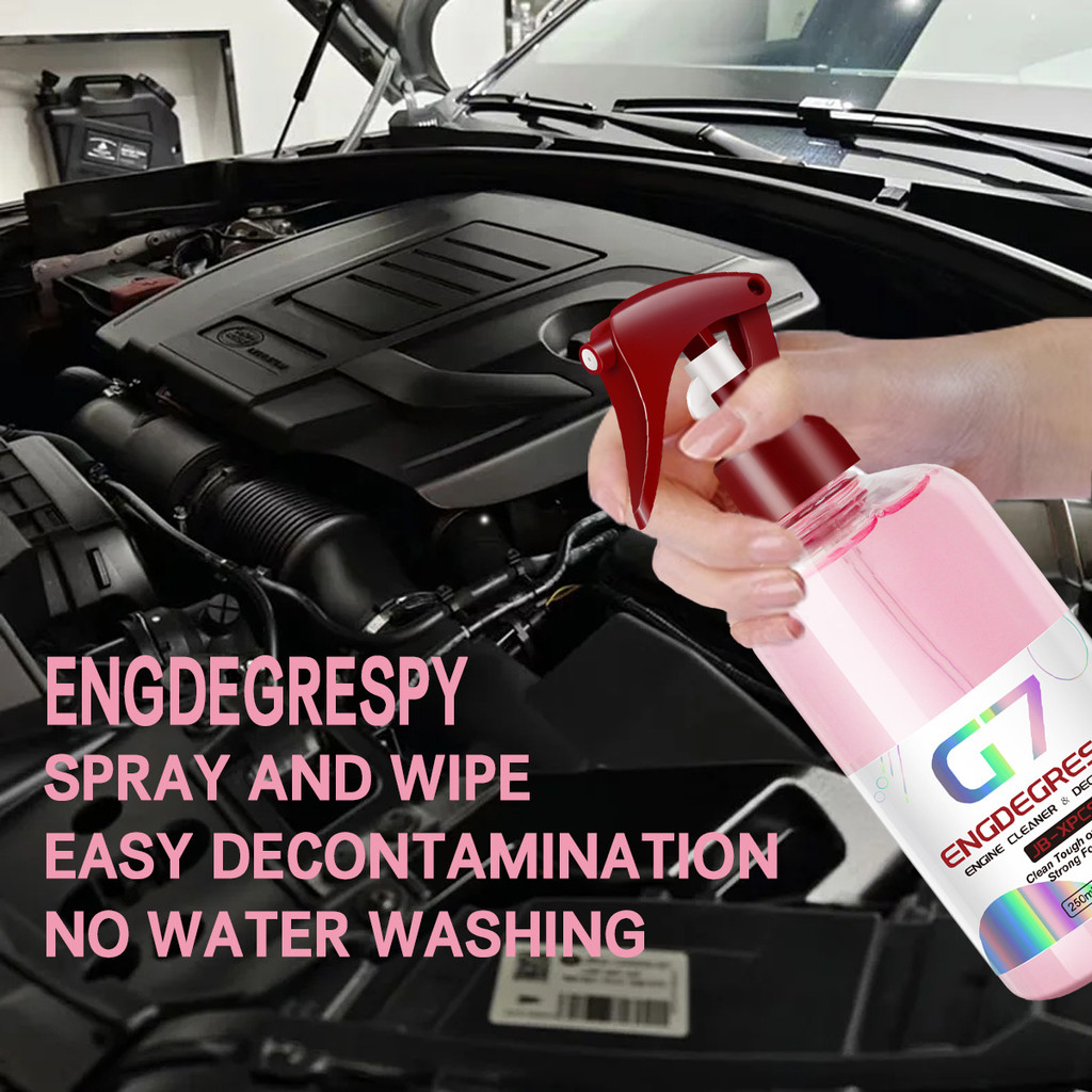 Spray de recuperação de câmara de motor 100/250ML, descontaminação poderosa profunda, proteção contra brilho do motor de
