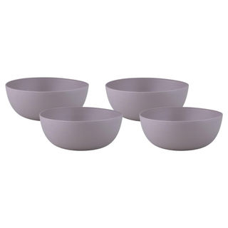 Conjunto 4 Tigelas Bowl 1100ml São Bernardo Cinza