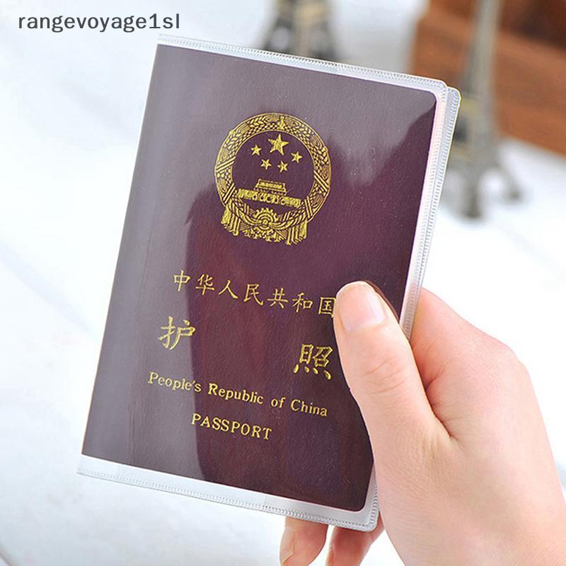 Capa Transparente Para Passaporte Em Sacos De Documentos À Prova D'água Protetora