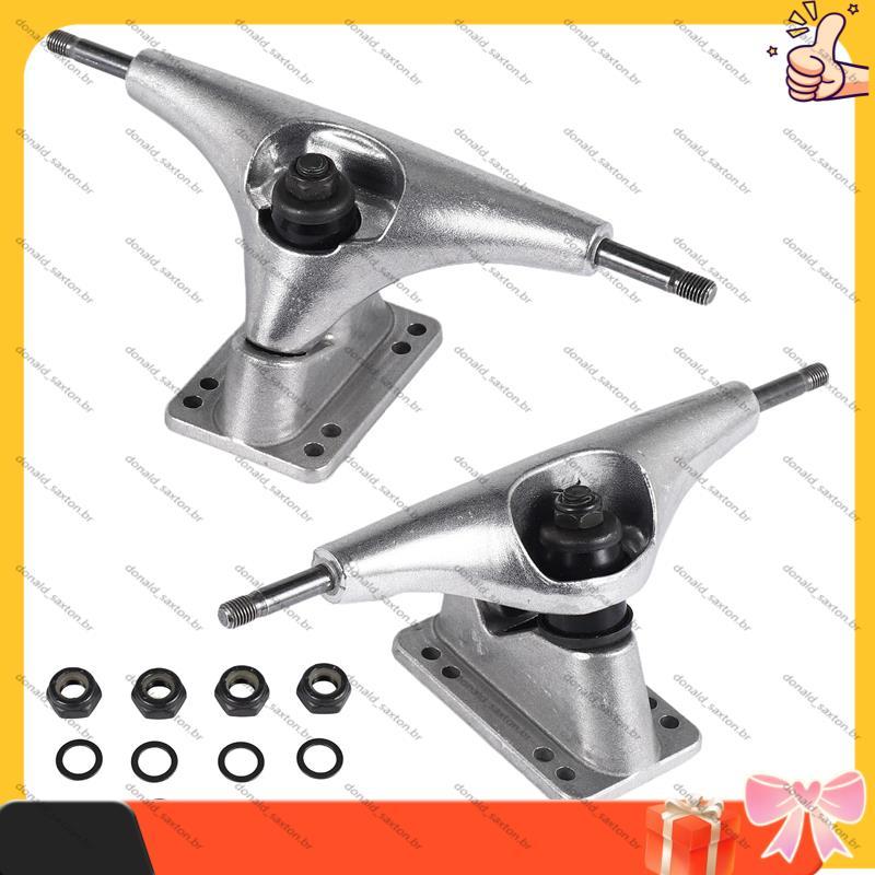 [Rápido D] 2 Unidades 6.25 Polegadas Prata Surf Skate Caminhões Caminhão Placa De Peixe Suporte De Direção De Longa