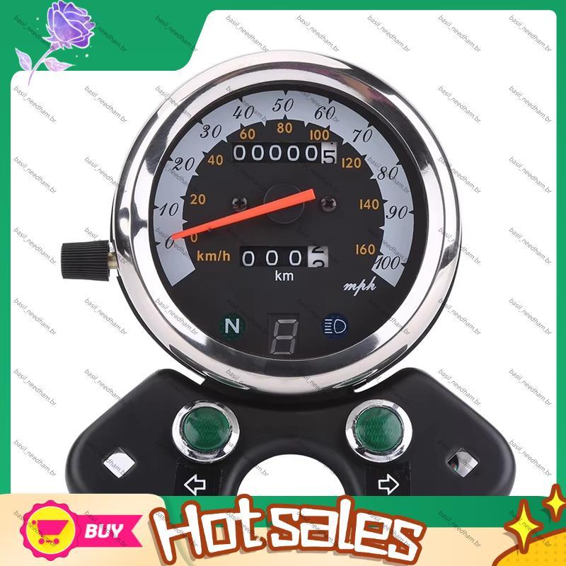 [Desconto B] Medidor De Velocímetro Instrumento De Motocicleta GN125 Para GN125 TU250 Universal Odômetro