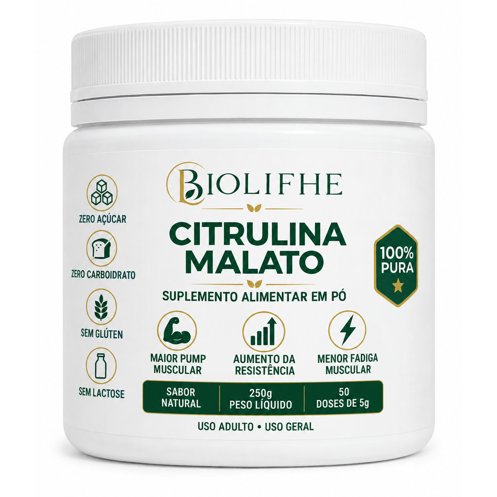 Citrulina Malato 250g Sabor Natural