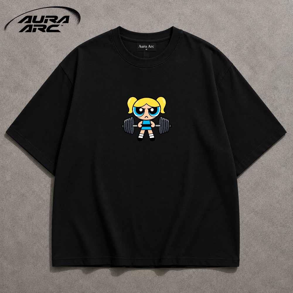 Camiseta Oversized Unissex As Meninas Superpoderosas Lindinha Fitness Streetwear Estampa Premium 100% Algodão