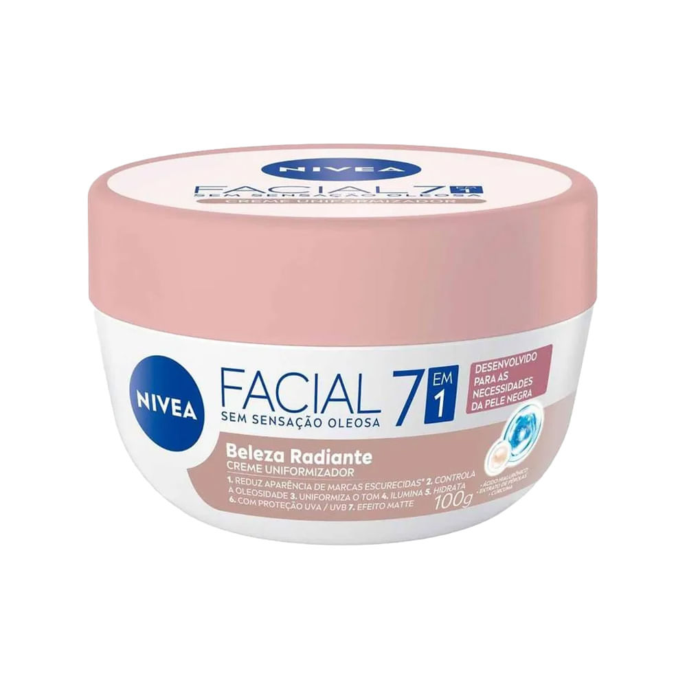 Creme Hidratante Facial Nivea Beleza Radiante 7 em 1 100g