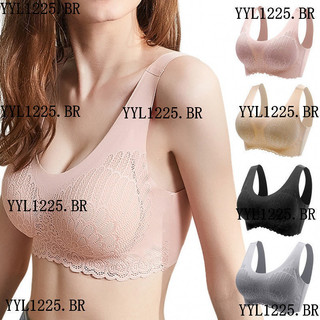 Sutiã Feminino De Látex Tailandês 4.0 Com Asas De Anjo , Sem Costura , Peça Única , Roupa Íntima Bonita Nas Costas &-*