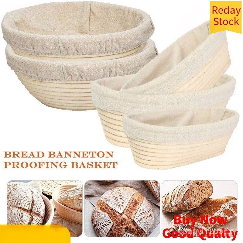 Cesta de fermentação de pão redonda/Oval-caixa de cozimento-ferramentas DIY de madeira