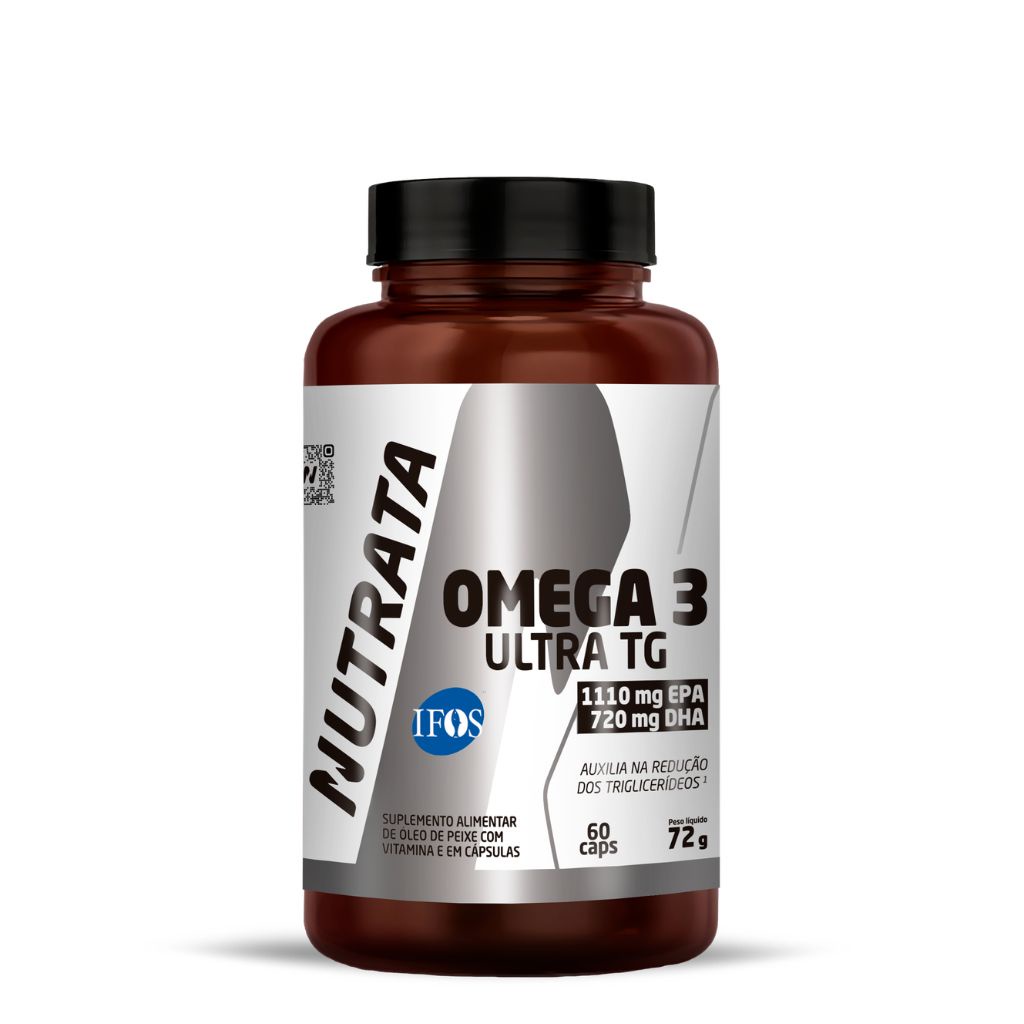 Ômega 3 Ultra TG 1214mg 60 Cápsulas Certificação IFOS Nutrata