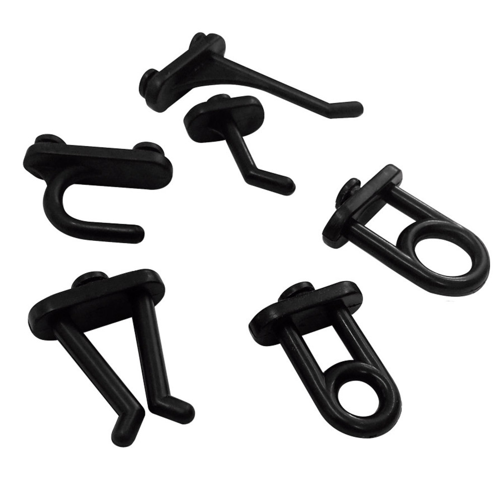 Kit com 24 ganchos plásticos mistos para painel porta ferramentas - Presto