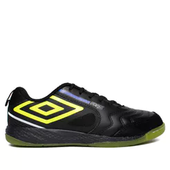 Chuteira Masculina Umbro Pro 5 Bump Futsal Preto/Verde Neon