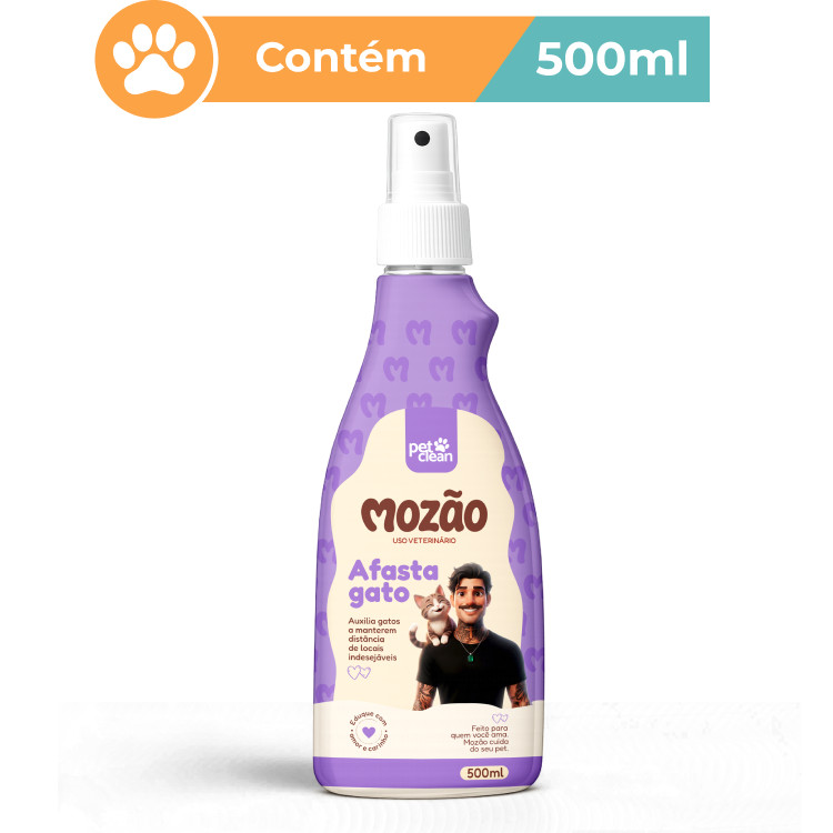 Afasta Gato Mozão Educador Sanitário Repelente 500ml