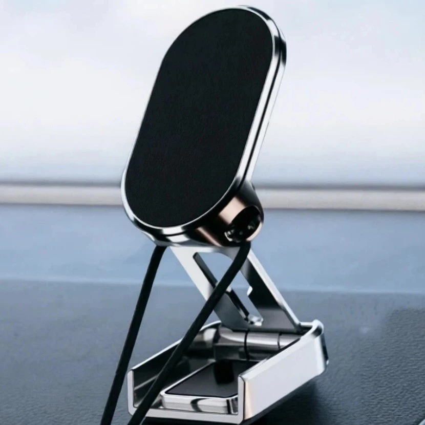 1/2/3 Pcs Suporte Magnético Forte Para Telefone De Carro Giratório Smartphone De Celular Dobrável Alta Qualidade