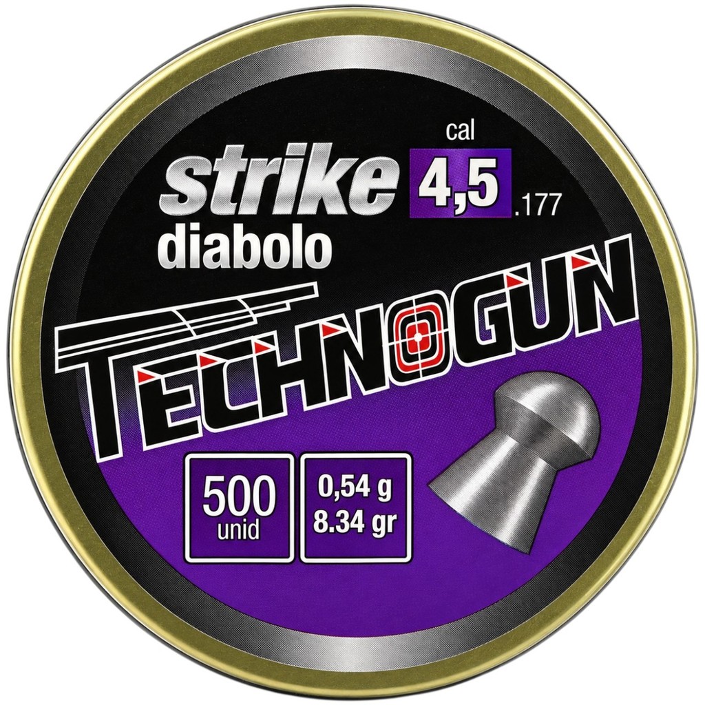Chumbinho Technogun Strike Diabolô 4.5mm (.177) - 500un