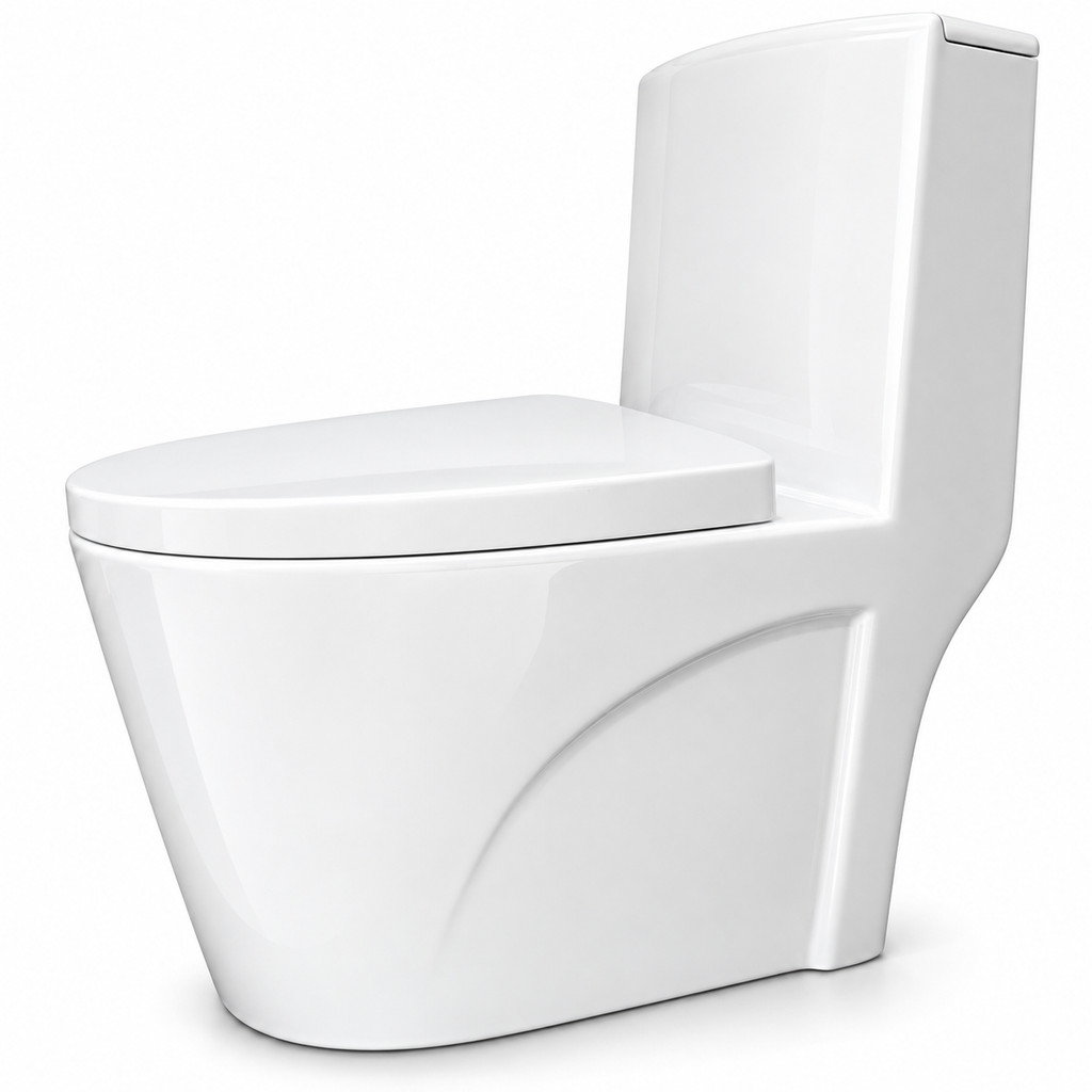 Vaso Sanitário Monobloco Branco Banheiro Cerâmica Luxo Dual Flush