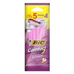 Depilador descartável Comfort2 Women Rosa 5 unidades Bic