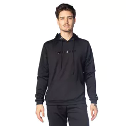 Moletom Masculino Ninety Eight Capuz Logo Refletivo Preto