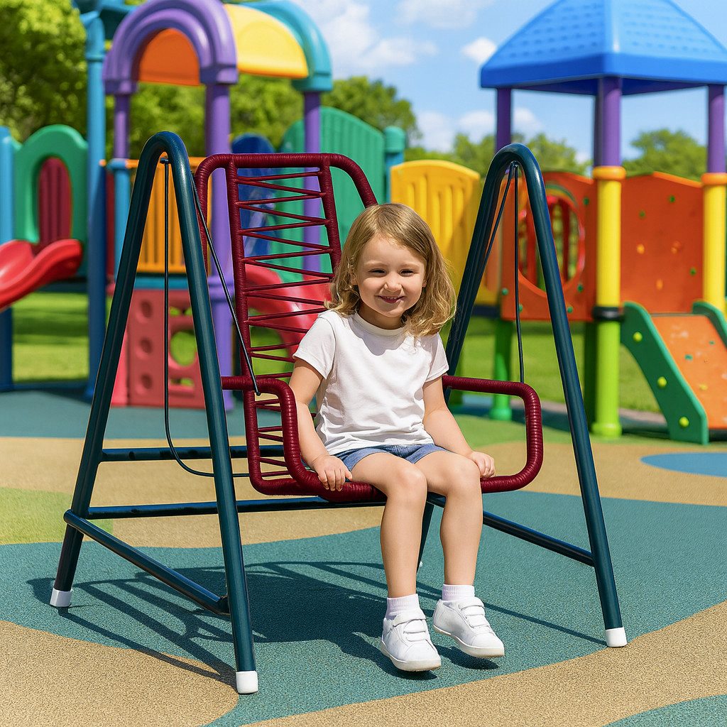 Cadeirinha Infantil Balanço Plástico com Corda para Criança Bebê Kids Jardim Seguro Resistente Confortável em Oferta na Shopee