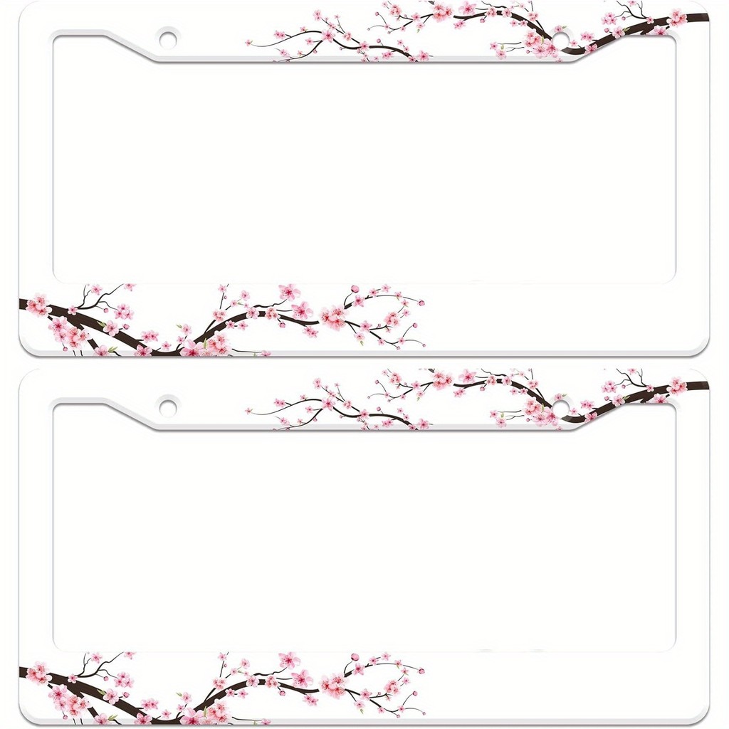 Por peça, acessórios de flor de cerejeira de alta qualidade de 26.3 e carro com moldura de placa canadense americana pad