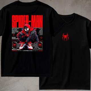 Camiseta Masculina Aranha 100% Algodão Camisa Miles Blusa Spider em Oferta na Shopee