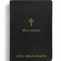 Bíblia Sagrada | ARC | Letra Mega Gigante | Capa Luxo Preta
