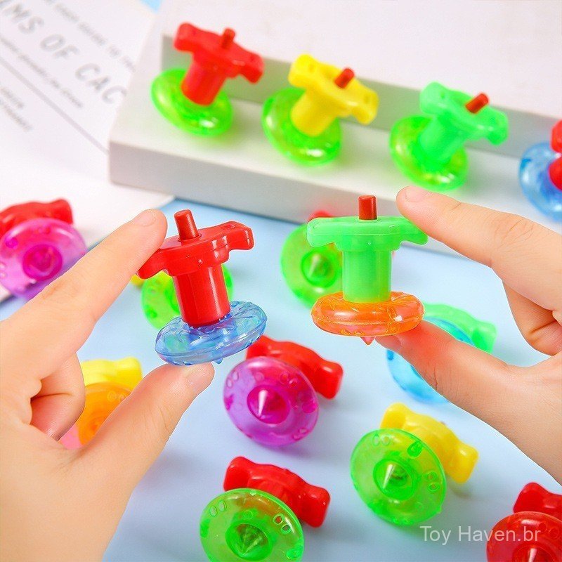 1pc Mini Giroscópio Criativo Nostálgico Pião Brinquedo Infantil Torque Presente de Jardim FFK1