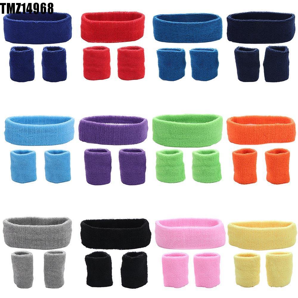 TMZ14968 Masculino Esportes Bandana Tênis Headwrap Faixa De Pulso Sweatbands Para Mulheres Crianças Headbands Ginásio Co