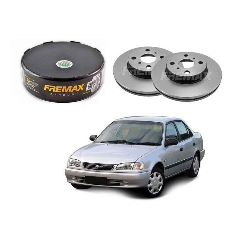 Disco Freio Dianteiro Corolla 1.8 1993 A 2002 em Oferta na Shopee