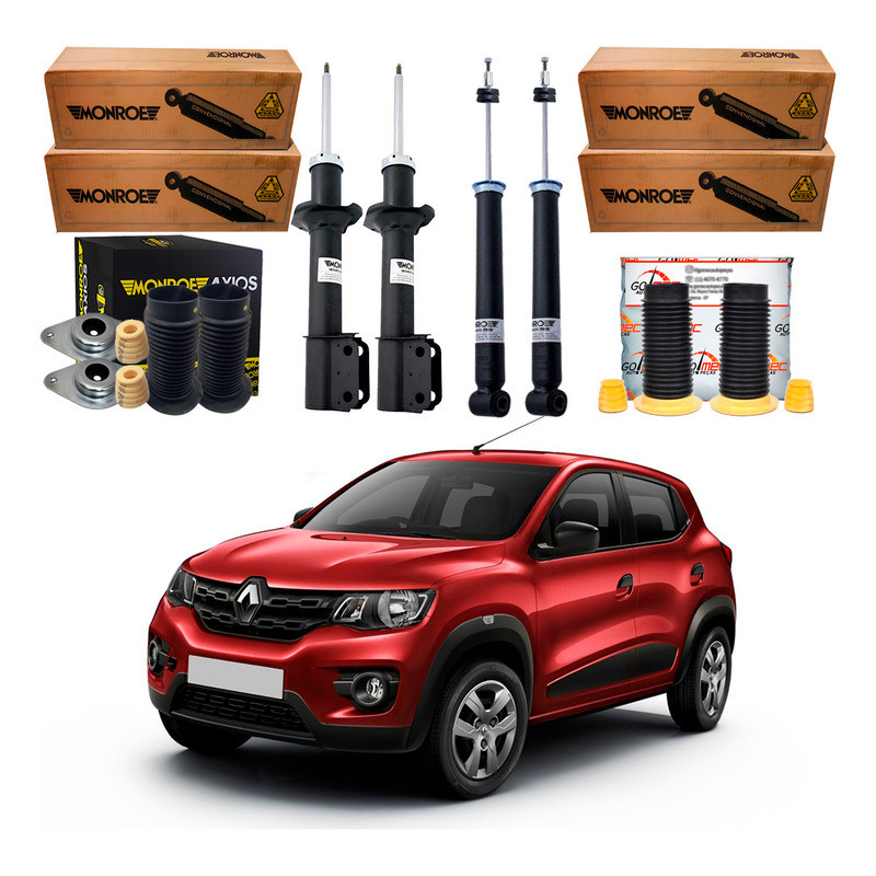 Kit Amortecedor Dianteiro Traseiro Kwid 1.0 12v 2017 A 2021