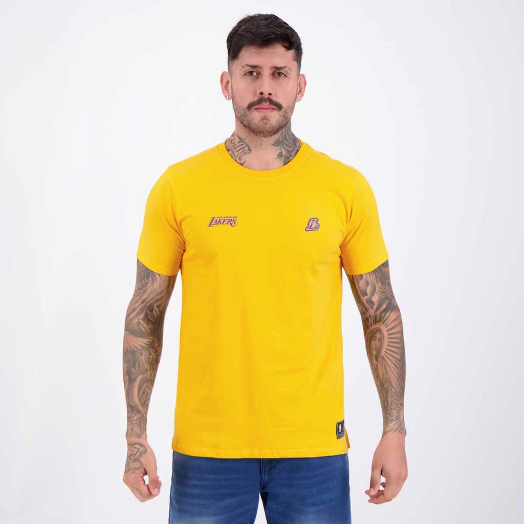 Camiseta NBA Los Angeles Lakers New Look Laranja