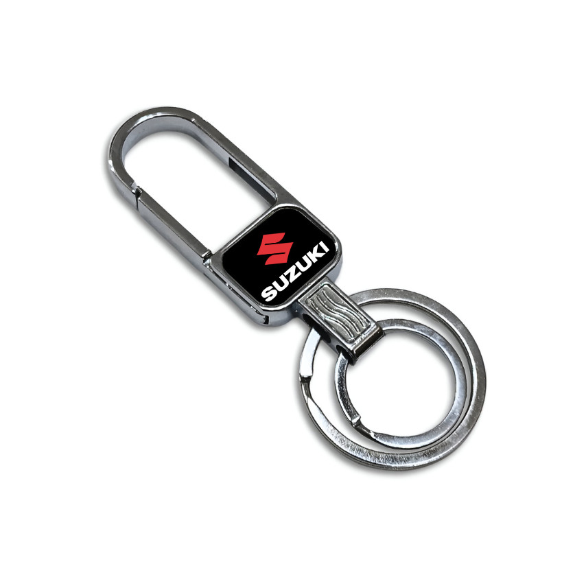 Chaveiro Para Suzuki Metálico Mosquetão SCross Vitara - V