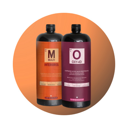 Kit Limpeza Profunda de Interiores Multi Interiores + Oxy-4D 1,5L - EasyTech