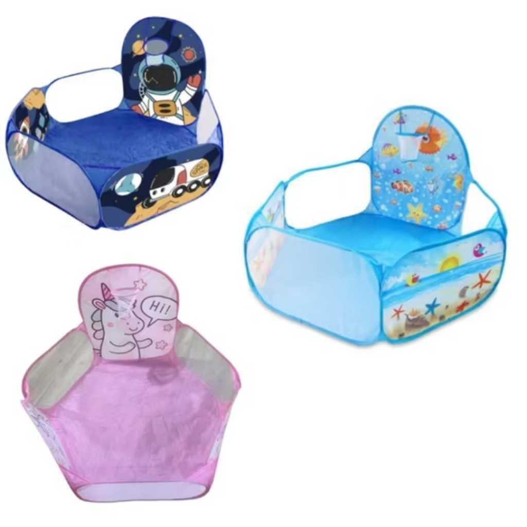 Cercadinho Piscina De Bolinhas Para Bebe Com Cesta Basquete em Oferta na Shopee
