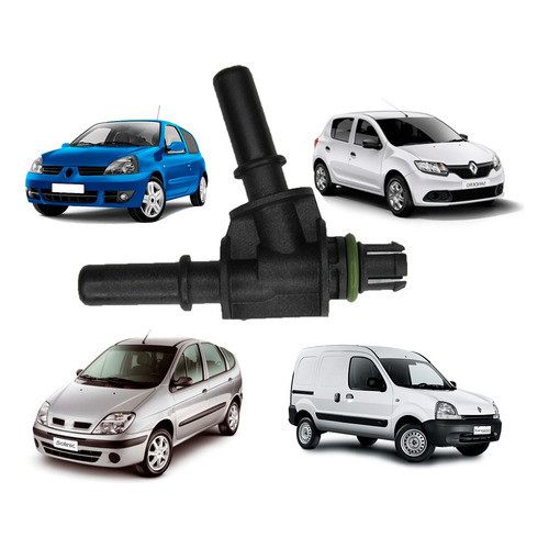 Conector T Corpo Borboleta TBI Renault 1.6 16V Partida Frio Clio Logan Sandero Duster
